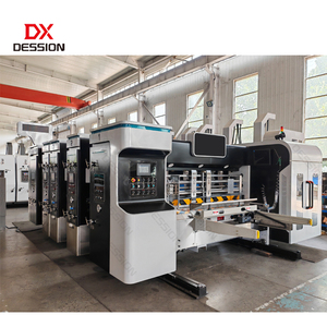 High Quality Cardboard 5 Colors Flexo Printer Die Cutter <strong>Machine</strong> Carton Box Making Machinery - Product Image 2