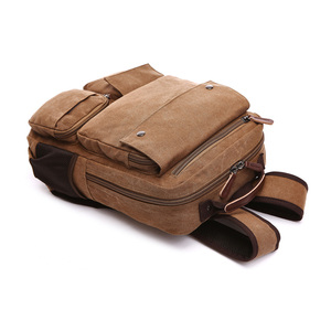 estudiante Universidad bolsas Mochila <span class=keywords><strong>De</strong></span> La computadora <span class=keywords><strong>de</strong></span> la escuela secundaria hombres viaje vintage <span class=keywords><strong>de</strong></span> lona mochilas - Product Image 6
