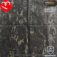 Tissu en nylon camouflage multi-terrain 1000D, résistant aux déchirures, imperméable en PU, pour sacs à dos et gilets d'extérieur, robuste