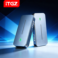 ITGZ M.2 2230 NVMe SSD Enclosure JMS583 10Gbps USB C Aluminium Alloy Kotak SSD Eksternal untuk Laptop OEM Grosir Pabrik