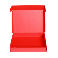 Kostenlose Probe farbige Mailer Wellpappe Box Moving Paper Boxes für E-Commerce Versand Verpackung