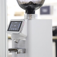 Molinillo Eléctrico de Café y Té de 84 mm con Pantalla Táctil Grande de 4.3 Pulgadas, Accesorios para Espresso