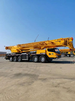 Grue de levage pour projets à grande échelle QY130K8C, hauteur de levage maximale de 116 m