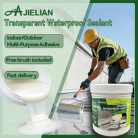 Peinture acrylique transparente Ajielian imperméabilisante pour carrelage, murs extérieurs et toitures |   Haute résistance, écologique, sans jaunissement