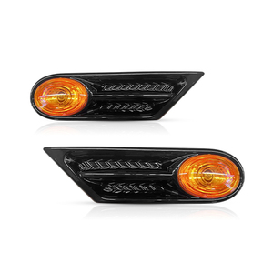 Auxito 2x OEM Mini R56 R57 Kit de intermitentes laterales naranjas para embellecedor de faldón - Product Image 1