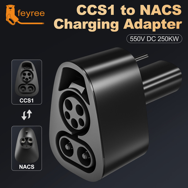 250kW CCS1 to  NACS Adapter Super Fast Charging Converter for Cybertruck Model S/X/3/Y