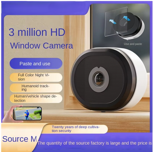 كاميرا نافذة ZOSI Weekly Vision بدقة 3000.002 كيلو هرتز عالية الوضوح مع رؤية ليلية ملونة بالكامل، مقاومة للماء IP54، صوت ثنائي الاتجاه، كشف الحركة - Product Image 2