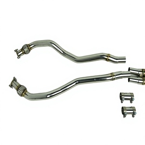 Échappement sport JYD Tuning avec tuyau avant et silencieux arrière pour <span class=keywords><strong>Audi</strong></span> <span class=keywords><strong>S5</strong></span> B8 4.2L <span class=keywords><strong>V8</strong></span>, avec soupape électronique - Product Image 3