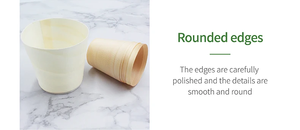 Taza desechable de madera para servir patatas fritas, soporte para charcutería, tazas pequeñas de madera para <span class=keywords><strong>delicatessen</strong></span> - Product Image 2