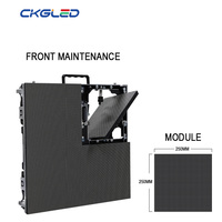 Module d'affichage LED extérieur P3.91 500x500mm, écran LED d'arrière-plan intérieur à installation rapide