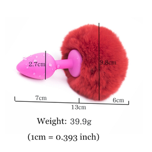 ปลั๊กทวารหนักซิลิโคนขนาดเล็ก หางกระต่าย ของเล่นทางเพศสำหรับผู้ใหญ่ - Product Image 6