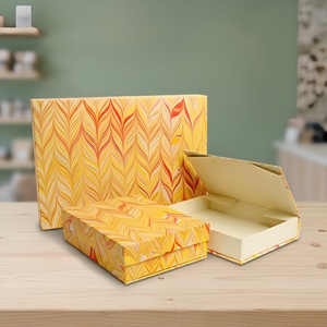 Caja de Regalo Plegable Rectangular de Papel de Arte, Caja Rígida de Alta Gama con Impresión a Cuatro Colores, Impresión Offset, para Regalos y Manualidades - Product Image 3