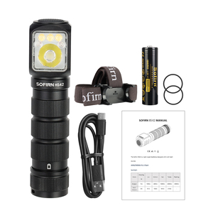 <strong>Sofirn</strong> <strong>HS42</strong> 2100lm 6 LEDs Headlamp Red Light Spotlight Floodlight 18650 Rechargeable Head Torch with Power Bank Magnetic Tail - Product Image 6