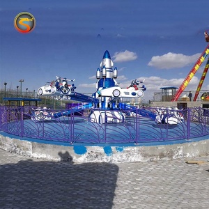 Vui Chơi Giải Trí Rides Gia Đình Trung Tâm Vui Chơi Giải Trí Công Viên Thiết Bị Trẻ Em Chơi Trò Chơi Tự Điều Khiển Máy Bay Cho Sân Bay Vườn Sử Dụng - Product Image 2