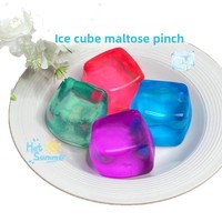2026 Big Ice Cube Molasses Squeeze Sensory Fidget Toy Schylling Needoh PU Rubber Pressure Ball Rose Same Style