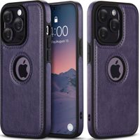 Étui de téléphone portable magnétique élégant en cuir PU rétro coloré, imperméable, antichoc et anti-chute pour iPhone 15/14/13/12 Pro Max