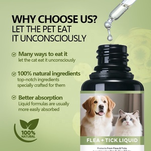 Katzen Hunde Floh- und Zeckenschutz-Flüssigkeit Haustier-Vorbeugung Nahrungsergänzungsmittel Floh- und Zeckenschutz Lachsgeschmack für Alle Altersgruppen - Product Image 6