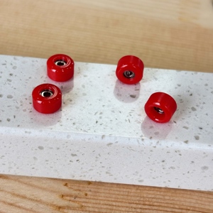 Nieuwe TPU Street Fingerboard Wielen 64D Hardheid Hoge Snelheid Lagers 11 Kleuropties Kindvriendelijk 7.4*5mm - Product Image 3