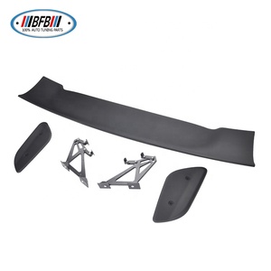 Aileron universel ABS noir mat style GT pour voiture, aileron arrière modifié pour coffre de berline ou hayon - Product Image 3
