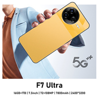 Teléfono Celular Inteligente F7 Ultra 5G Edición Global de Alta Calidad 16GB+1TB+108MP Android 15 Desbloqueado Original 7800mAh Tarjeta SIM Dual