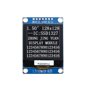 โมดูลจอแสดงผล OLED ขาวดำขนาด 1.5 นิ้ว 128x128 รุ่น SSD1327 พร้อมอินเทอร์เฟซ SPI IIC แบบคู่ พร้อมบอร์ด PCBA - Product Image 2