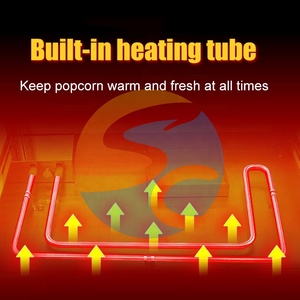 Macchina Professionale Automatica per <span class=keywords><strong>Popcorn</strong></span> a Doppia Pentola, Piastra Piatta 16 Once, Macchina Commerciale per <span class=keywords><strong>Popcorn</strong></span> da Cinema - Product Image 4