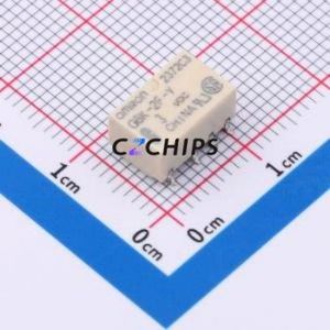 G6K-2F-Y-TR DC3 Signal Relay SMD,6.5x10mm Relay 3V 2 Changeover: 2C (DPDT-Changeover)::: 60V-DC/125V-AC Silver + Gold Plated - Product Image 1