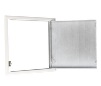 Panneau d'accès à fermeture rapide en métal galvanisé pour l'inspection des systèmes de chauffage, de climatisation et de ventilation (HVAC)