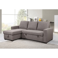Personnalisé élégant 2 sièges + chaise en forme de L ensemble meubles salon canapé avec USB et stockage