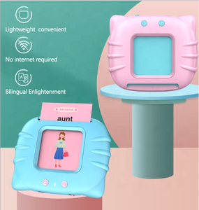 Machine d'apprentissage vocale en anglais pour enfants, jouet éducatif préscolaire pour tout-petits, cartes d'apprentissage vocales en anglais - Product Image 5