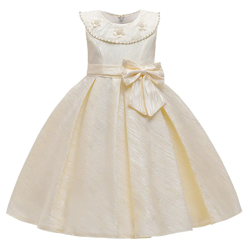 Offre Spéciale Boutique Enfants Vêtements Enfants Mode À Volants Dentelle Filles Robes De Soirée De Mariage De Perles De Robe Bébé + robe