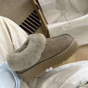 Bottes d'hiver pour femmes en fourrure de mouton intégrée de haute qualité, marque UUGS, chaussures de neige chaudes, antidérapantes, pour l'extérieur - Product Image 3