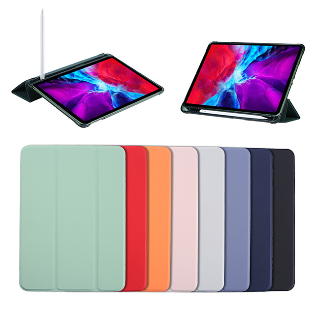 Multi-color TPU Inch Leather Shockproof Tablet Trifold Flip Case Covers Protective Bag Rapid Heat Dissipation Factory Price