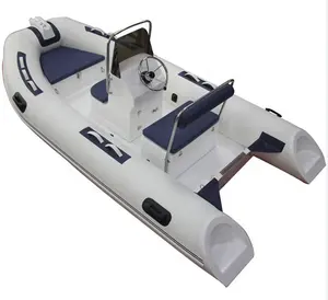 RIB CE Indonesia 5 Person Man Used Rigid Inflatable Wide RIB 360 Boat For Sale