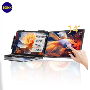 Extensor de <span class=keywords><strong>monitor</strong></span> portátil con pantalla táctil IPS de 14 "FHD 1080P, pantalla dual portátil con interfaz tipo C, extensor de pantalla para portátil - Product Image 1