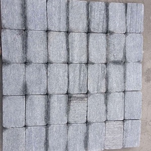 Venta al por mayor moderno envejecido Nero Santiago caído gris granito pavimentadora azulejo tamaño personalizado barato piedra de pavimentación diseño gráfico - Product Image 4