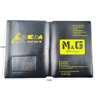Cubierta Personalizada para Documentos de Vehículo de PVC con Logotipo, Organizador de Papel para Auto, Carpeta de Plástico para Archivos, para Personalizar con la Marca