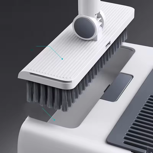 Eco Friendly <strong>Boom</strong> and Dustpan Set for Home Household Floor Cleaning Upright Stand up Sweeper Broom Windproof Teeth Design - Product Image 6