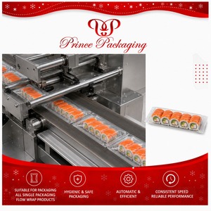 เครื่องบรรจุภัณฑ์อัตโนมัติแบบแนวนอนสำหรับห่อตอร์ติญญ่า ยี่ห้อ Prince Packaging ระบบฟิล์มพลาสติก ใช้ไฟฟ้า - Product Image 3