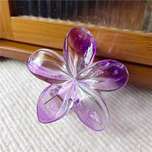 Elegante Pinza para el Cabello con Diseño de Flor de Huevo para Mujer, Pinza de Colores para Vacaciones en la Playa, Accesorio para el Cabello para Fiestas y Uso Casual - Product Image 2