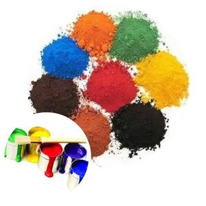 Oxyde de fer ciment béton briques de couleur rouge pain poudre lavage acide ciment chaussée colorant - Product Image 4