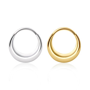 Piercing de <span class=keywords><strong>Nariz</strong></span> Unisex Vintage con Forma Geométrica, Joyería Corporal de Acero Inoxidable, Anillo de Oreja, Anillo de Labio, Chapado en Oro, Regalo - Product Image 2