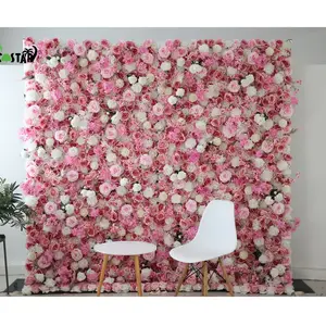 Yapay çiçek duvar dekorasyonu için çiçek zemin çiçek duvar düğün zemin çiçek duvar