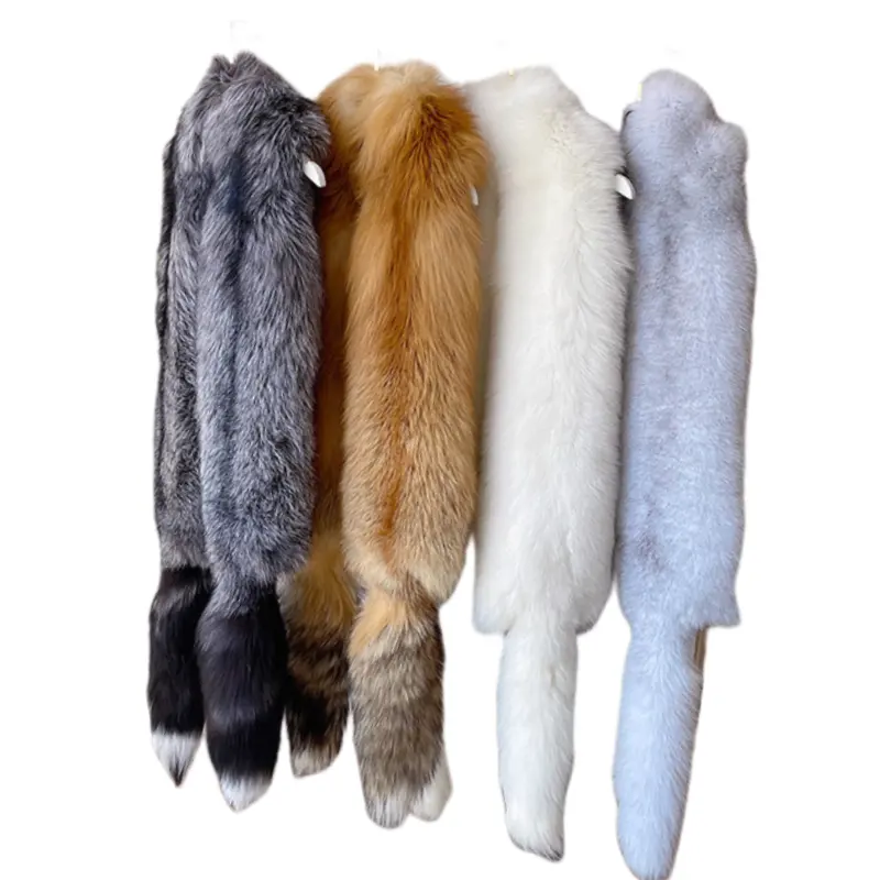 Fashion hot sale fur Shawls Fluffy Furry winter warm Cape Elegant Luxury Ladies Scarf With Tails