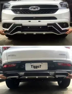 Front And Rear Bumper For Chery Tiggo7 2015 2016 2017 Light Weight High Quality