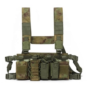 Customized Tactical Chest Rig Adjustable Strap Multi-Pouches Lightweight <b>Black</b> Outdoor Gear - Product Image 4