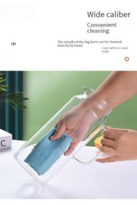 Daji Hydro hiện đại công suất lớn xách tay <span class=keywords><strong>Jug</strong></span> trong suốt Iced Tea <span class=keywords><strong>Pitcher</strong></span> nắp cho nước nóng/lạnh rượu vang cà phê nước trái cây-Kinh Doanh - Product Image 3