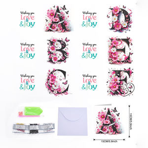 Kits de cartes de vœux en peinture diamant 5D, peinture diamant DIY, art de la peinture diamant - Product Image 4