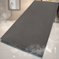 Panneau de support de carrelage en polystyrène XPS 1200x2400mm avec renfort en fibre de verre pour murs de salle de bain et de cuisine, marque LUX, garantie 5 ans