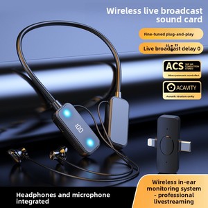 Auricolari Wireless con Doppio Connettore e Clip da Colletto, Stereo a Conduzione Aerea 360°, 10-15 Ore di Autonomia, per Esterni - Product Image 2